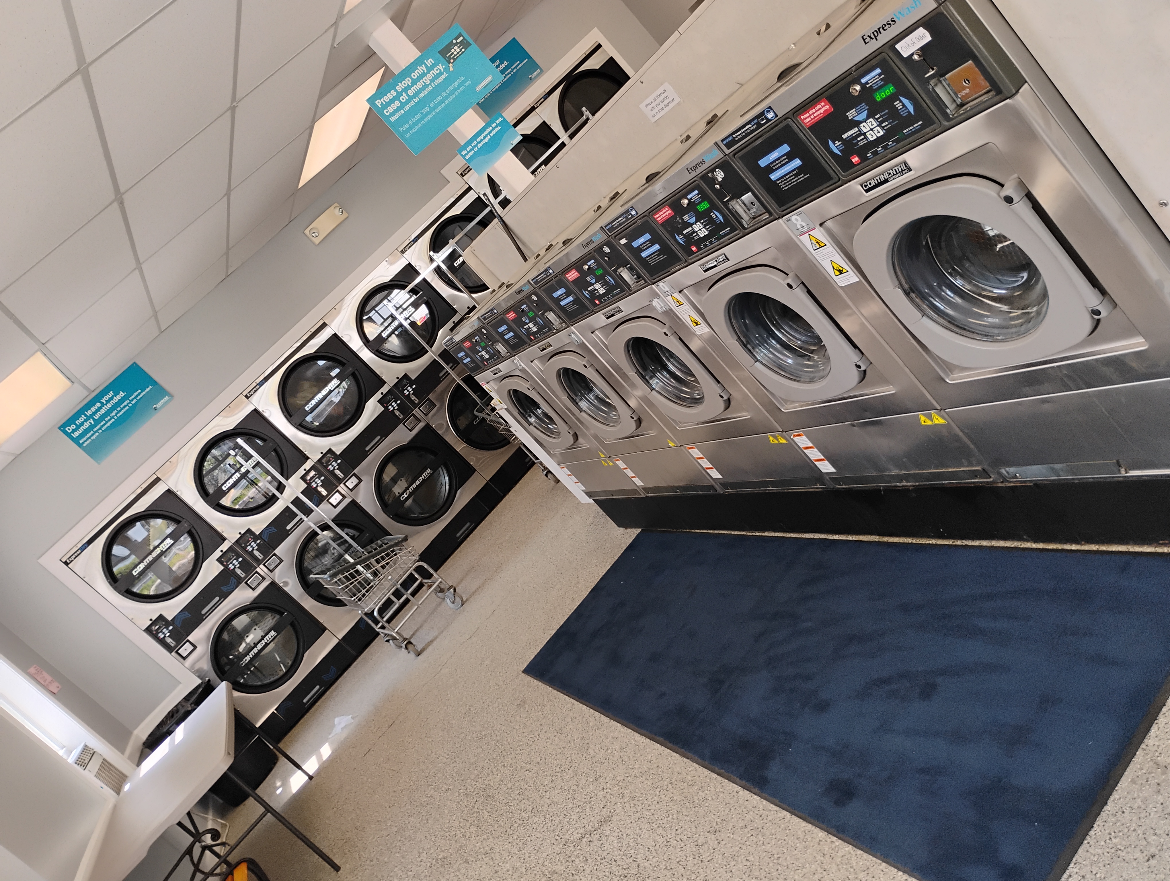 Commercial washers and dryers at Penacook Village Express Laundry Center